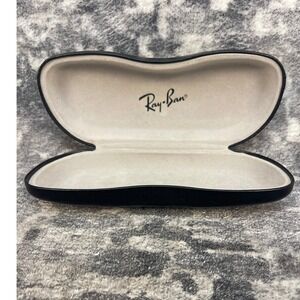 Ray-Ban Sunglasses Case Unisex OS Black  Clamshell Hard Case Protective